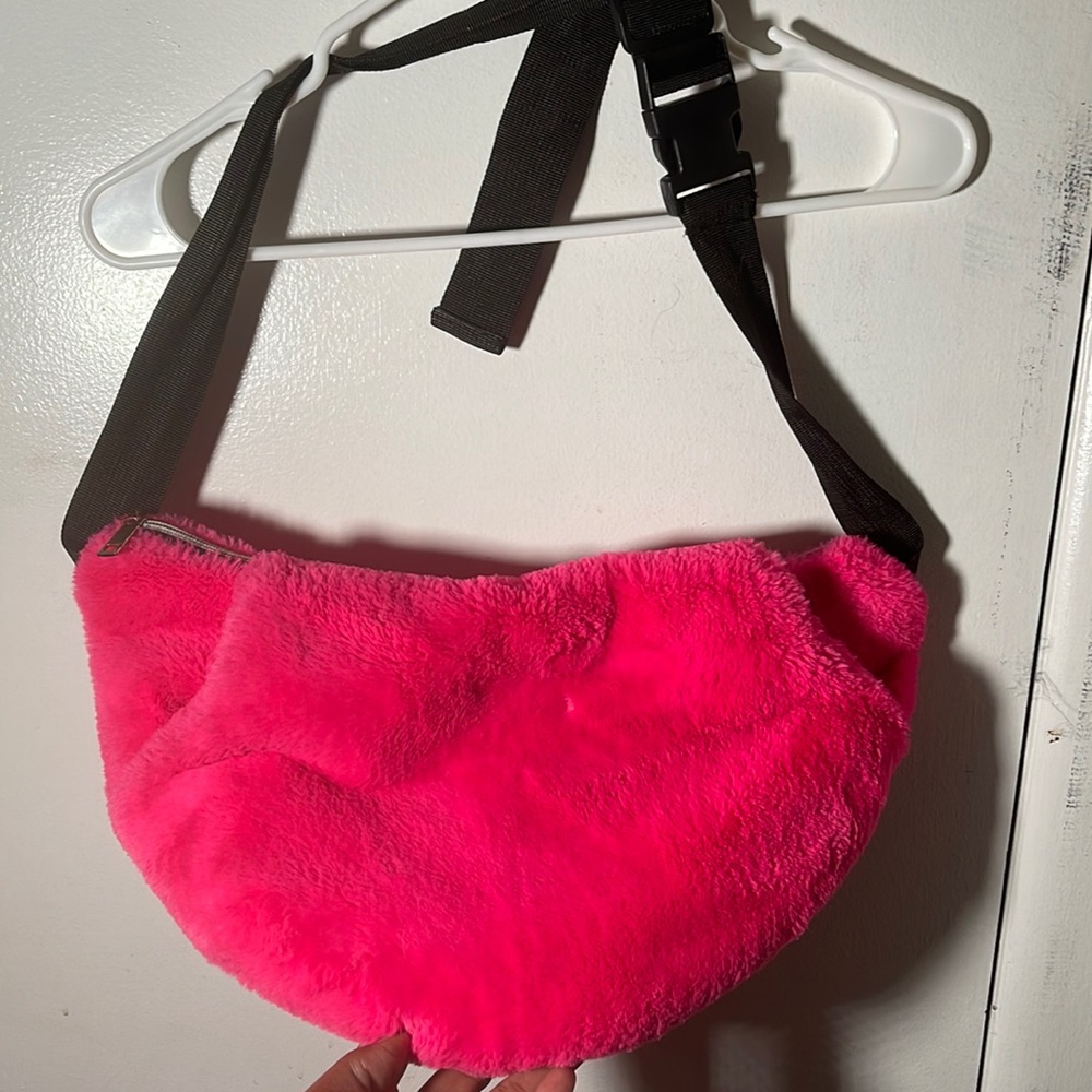 Hot pink waist bag
